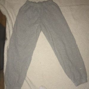 Gray brandy melville sweatpants